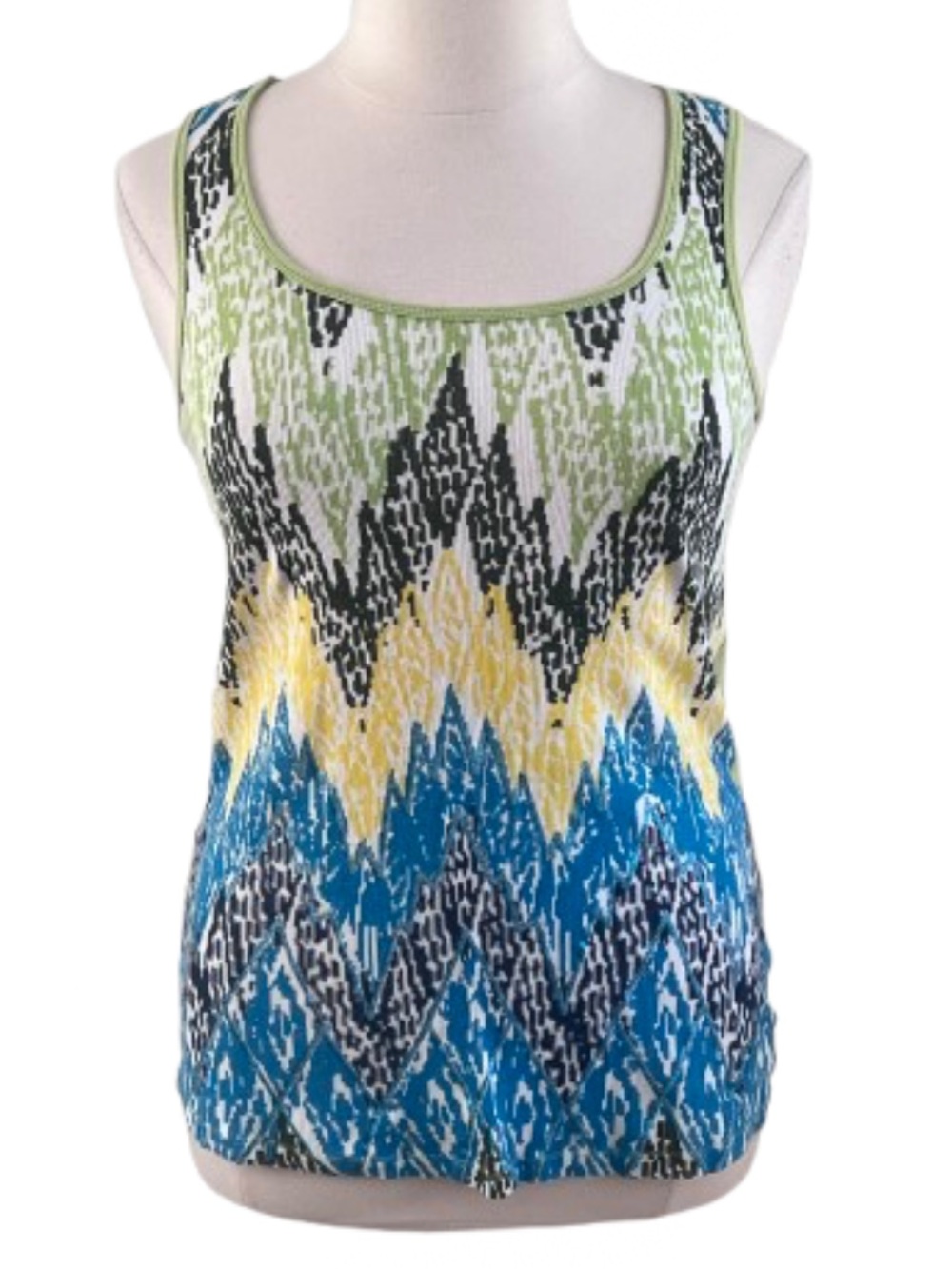 Multicolor Chevron Tank Top